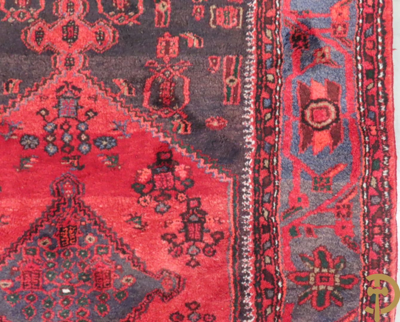 Twee oosterse handgeknoopte tapijten Hamadan