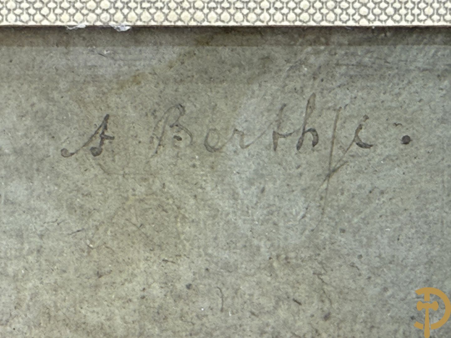 VAN DEN BOSCH Georges getekend links boven 