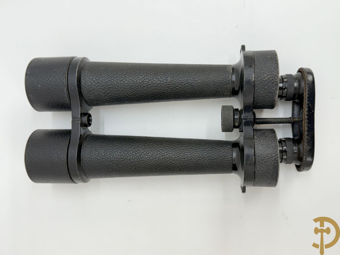 Duitse verrekijker in originele lederen etui, Carl Zeiss, WO II