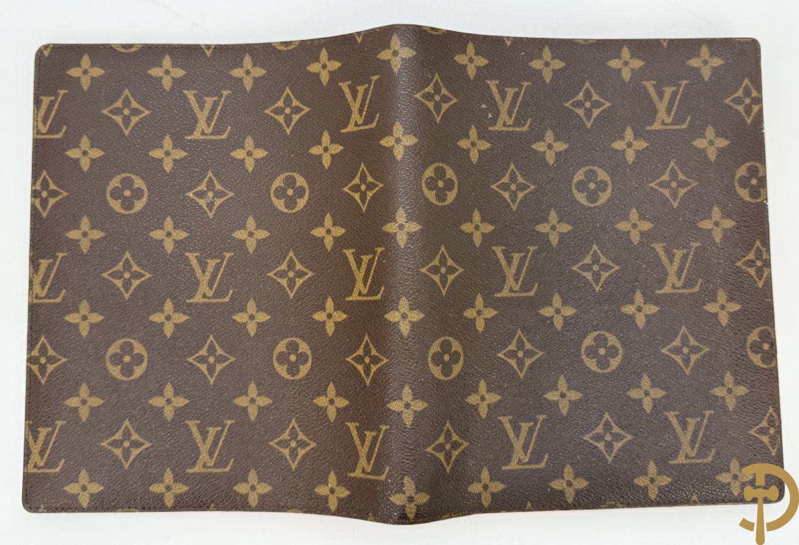 Grote en kleine toiletzak Louis Vuitton + agenda 2001  + portefeuille + tag + paraplu