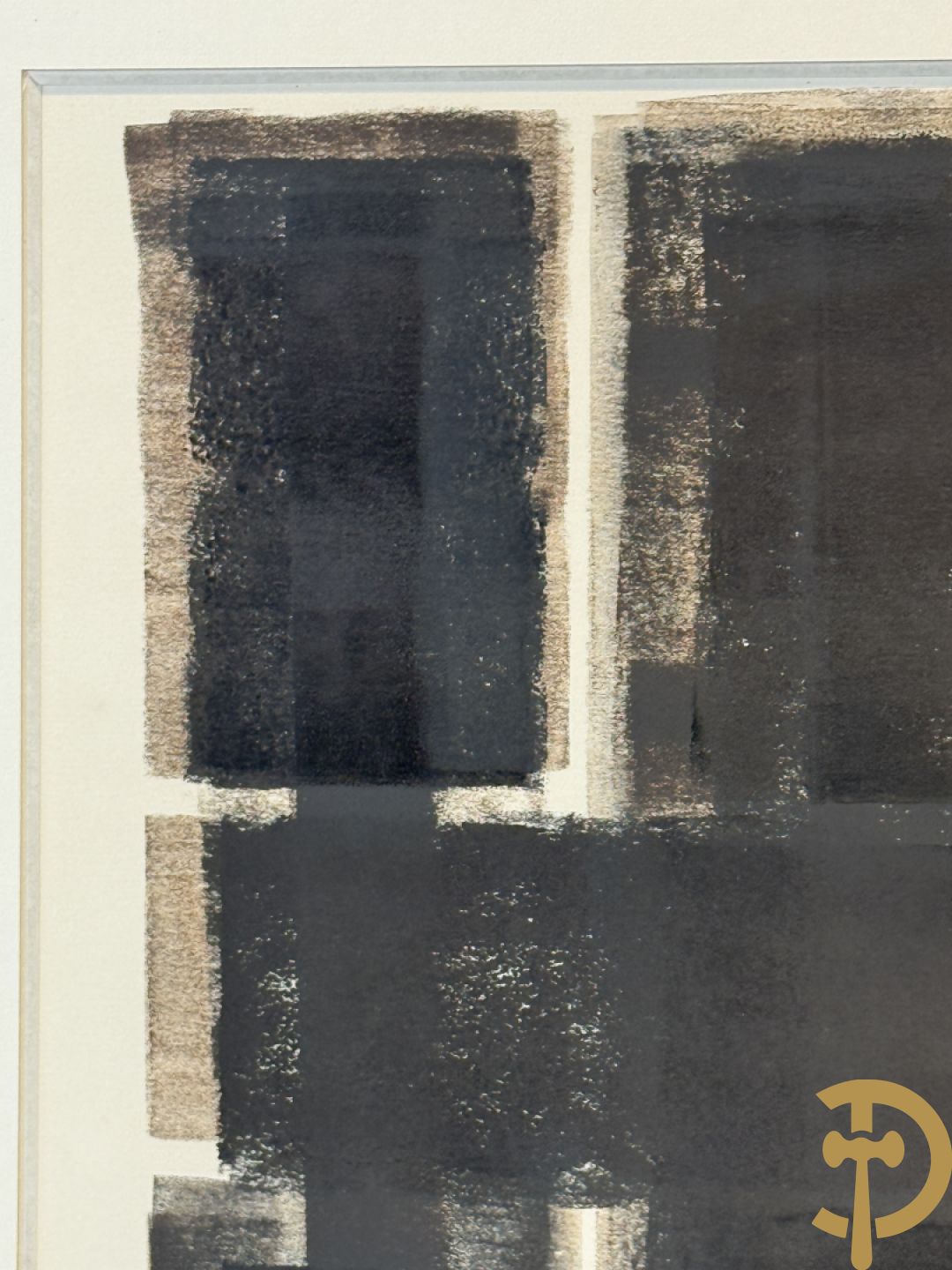 VERMEULEN NOËL getekend 1982 - drieluik acrylverf op papier