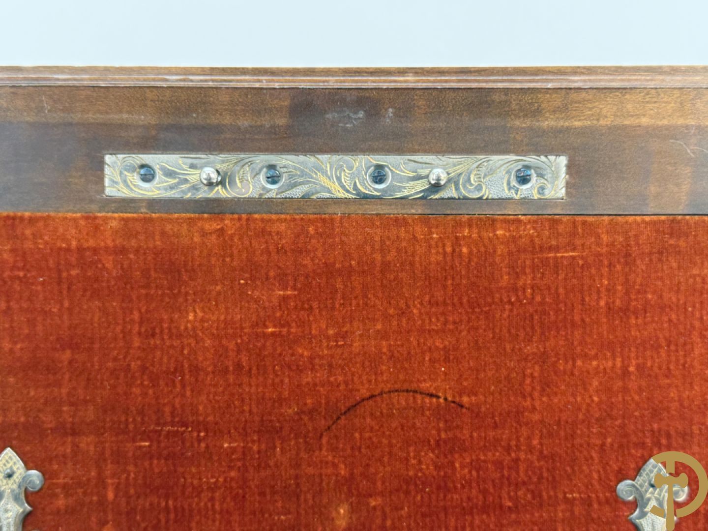 Houten gemarketteerd schatkistje