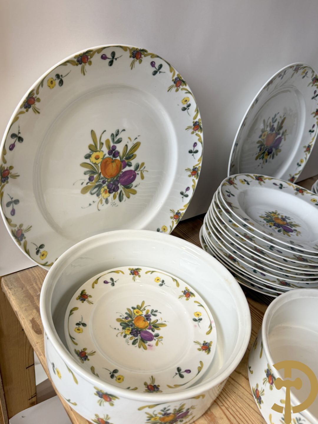 Porseleinen eetservies, Royal Tettau Bavaria Germany