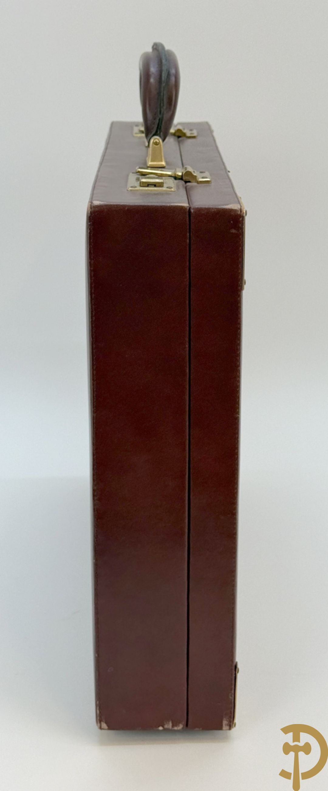 Bordeaux lederen aktentas Cartier + handtas Cartier