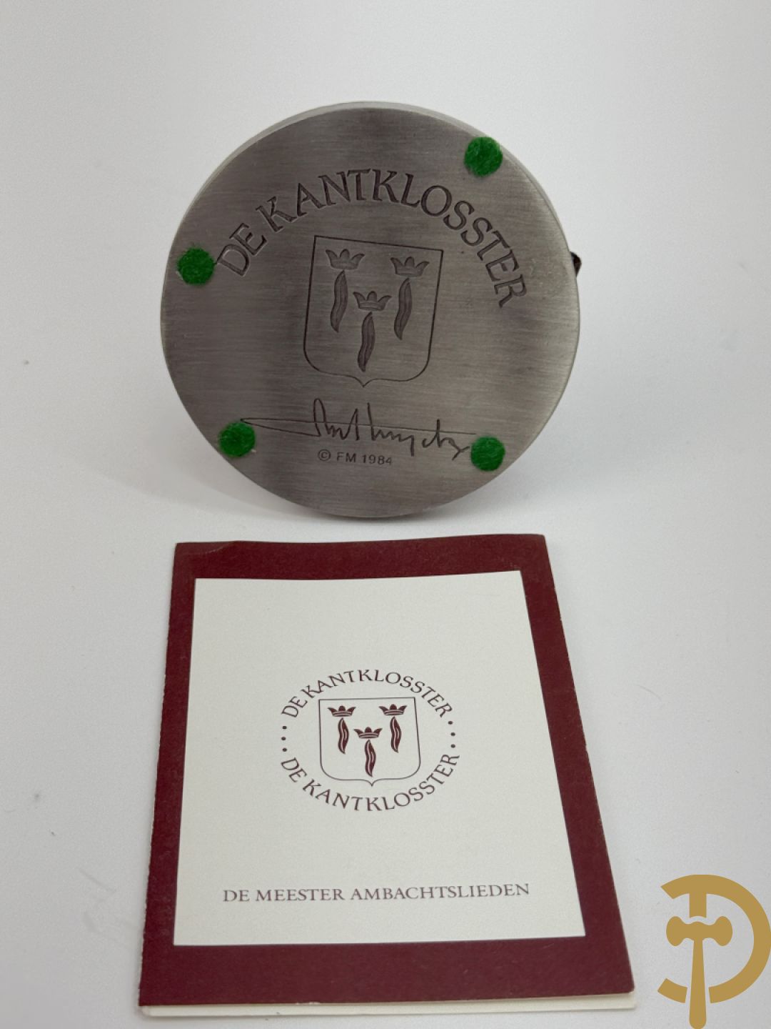 Twaalf tinnen ambachten, gestempeld van Franklin Mint