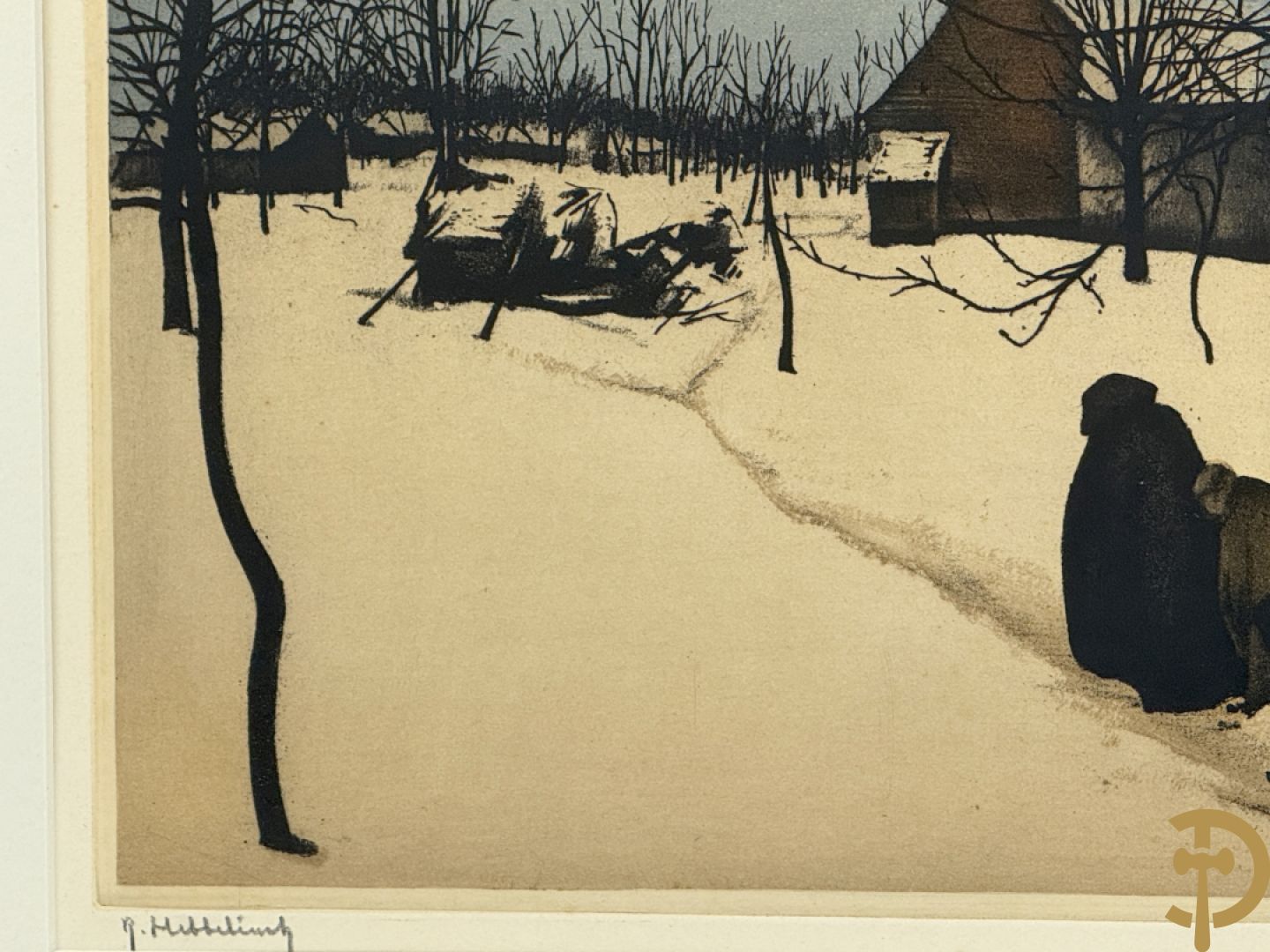 DE SAEDELEER Valerius in de plaat getekend 