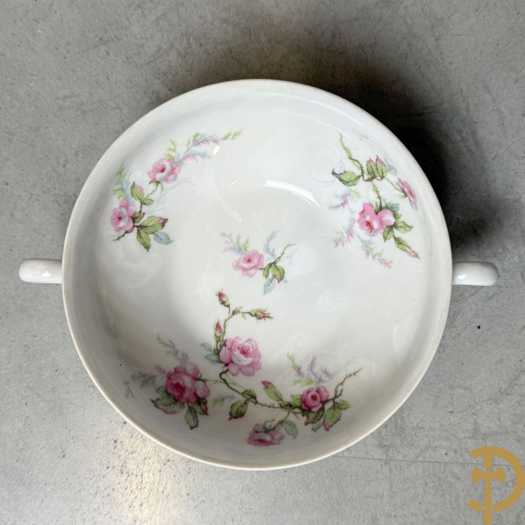 Porseleinen eet- (12-delig) en koffieservies (24- delig), Bernard Aud Limoges + porseleinen koffieservies, Haviland Limoges