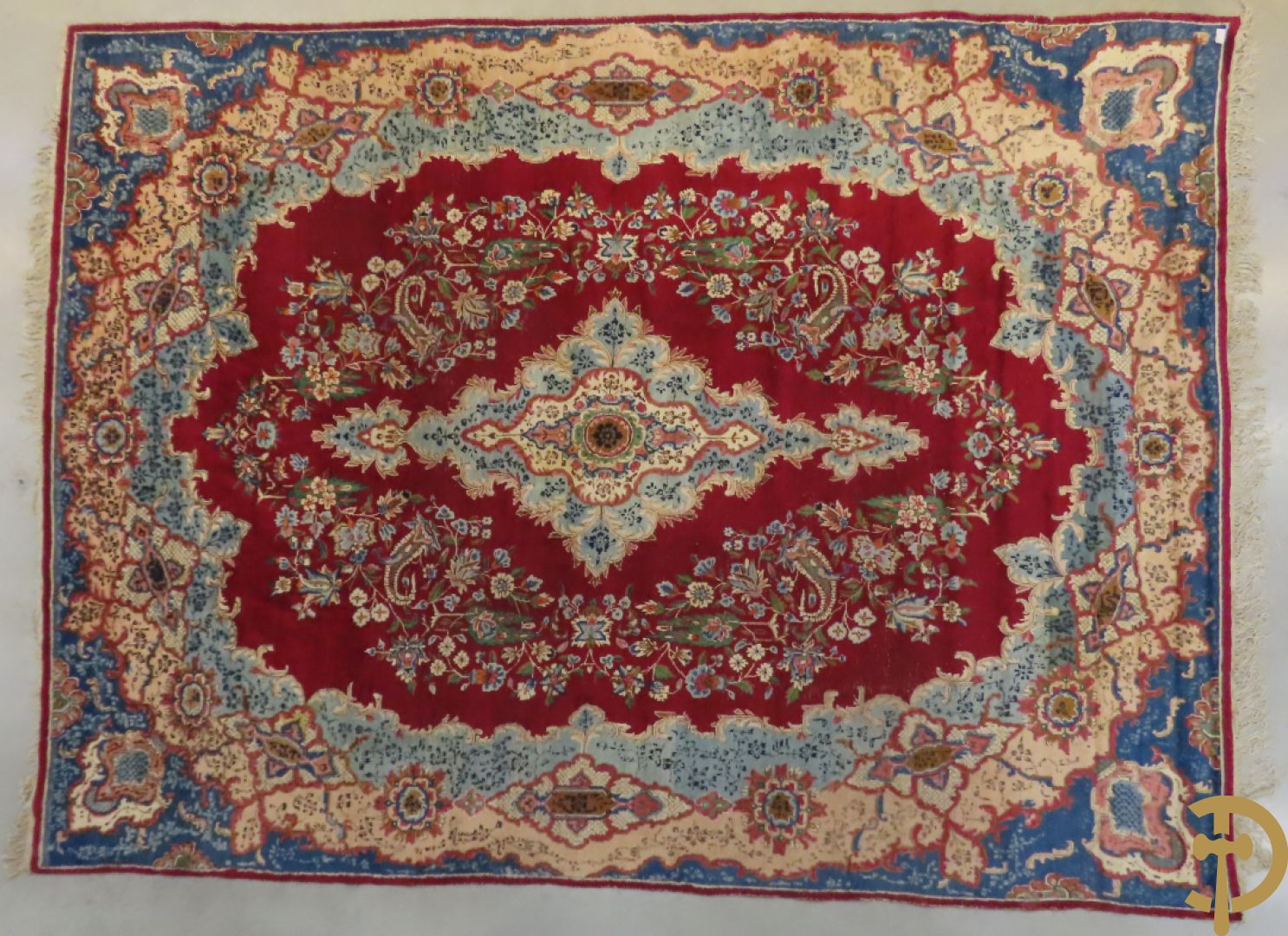 Oosters handgeknoopt tapijt Kirman Royal