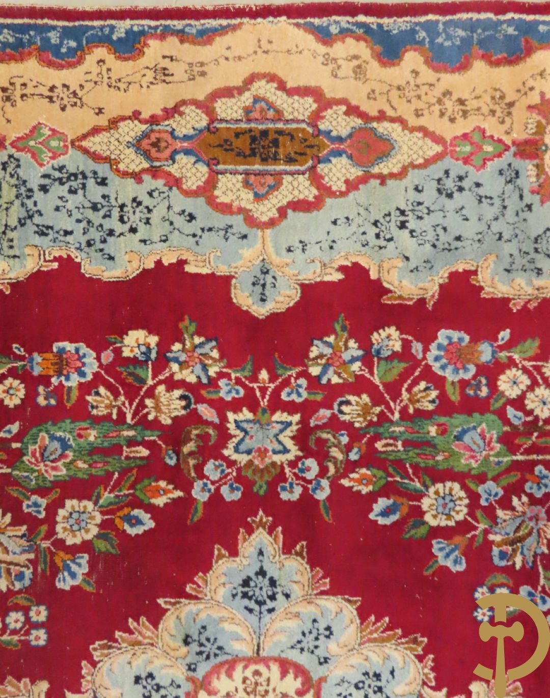 Oosters handgeknoopt tapijt Kirman Royal