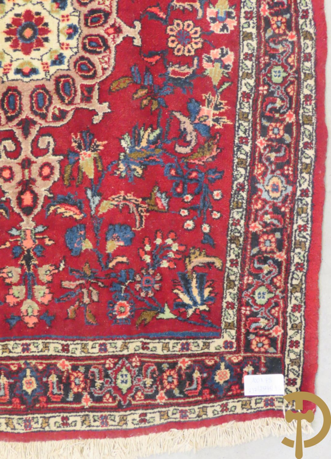 Vier Perzische kleine oosterse handgeknoopte tapijten w.o. 1 Bidjar en 3 Hamadan