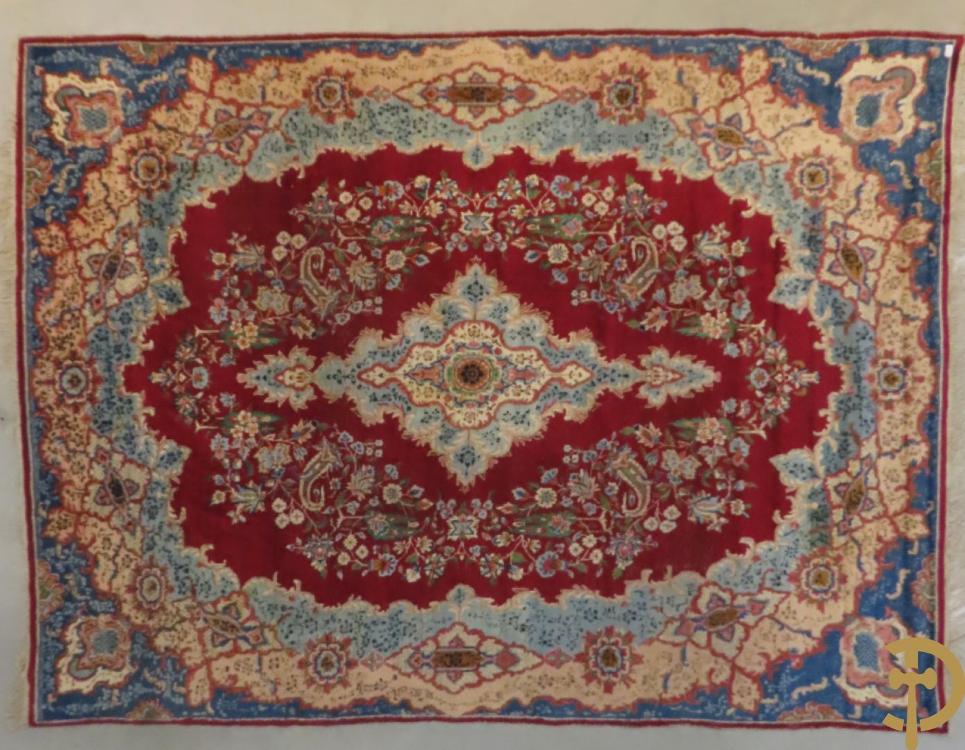 Oosters handgeknoopt tapijt Kirman Royal