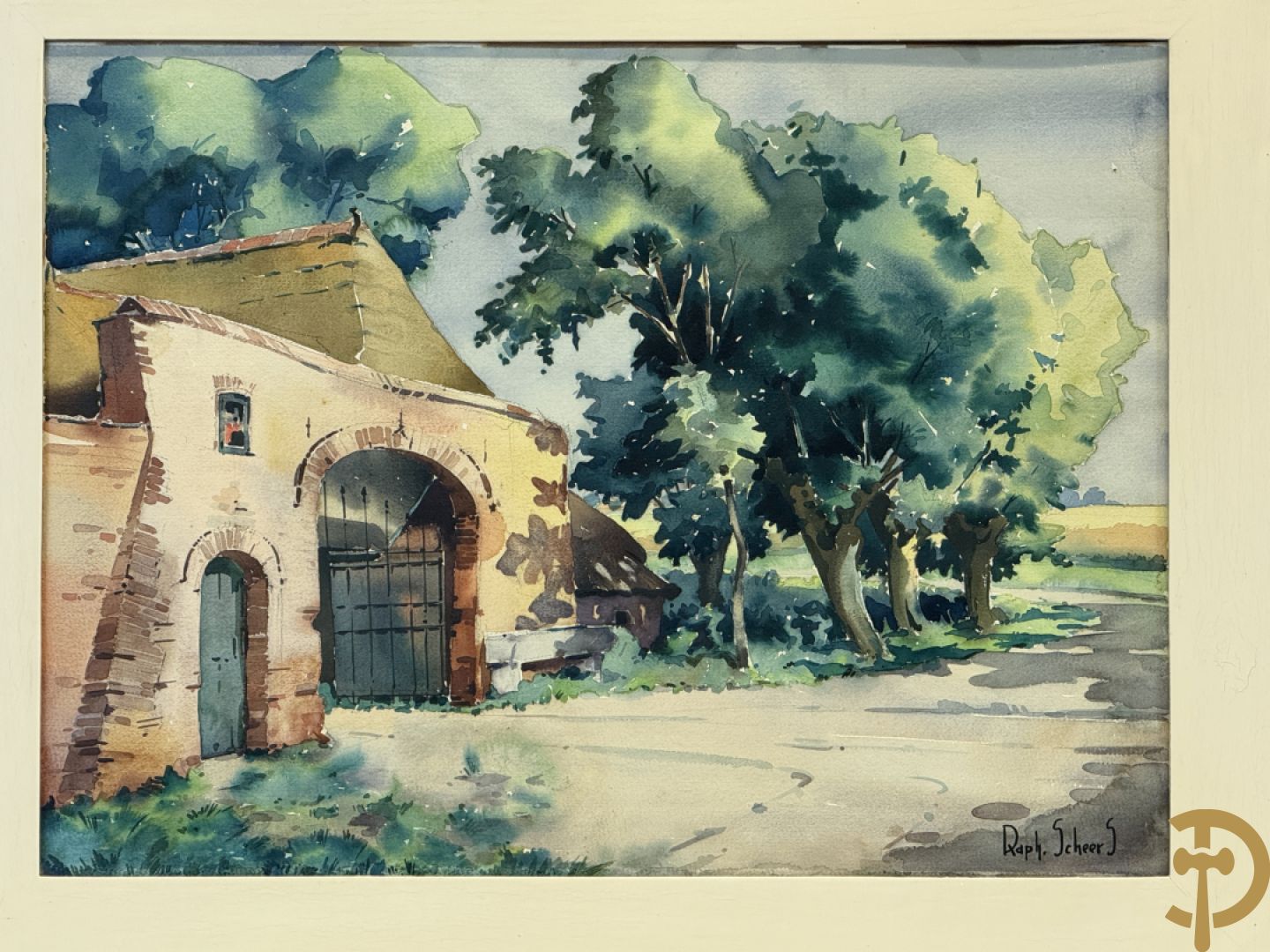 SCHEERS Raph. getekend 