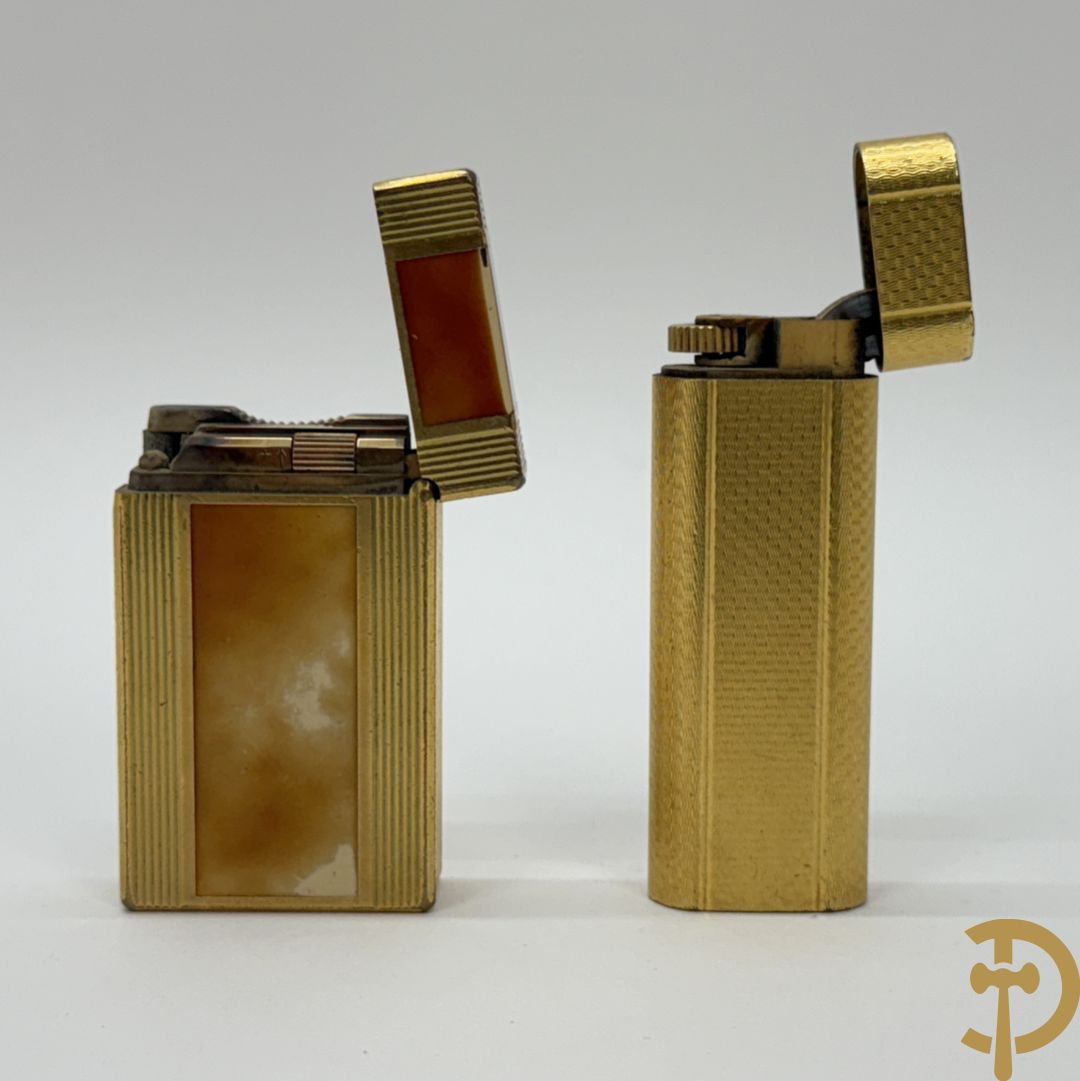 Dupont aansteker Lac de Chine + Cartier aansteker