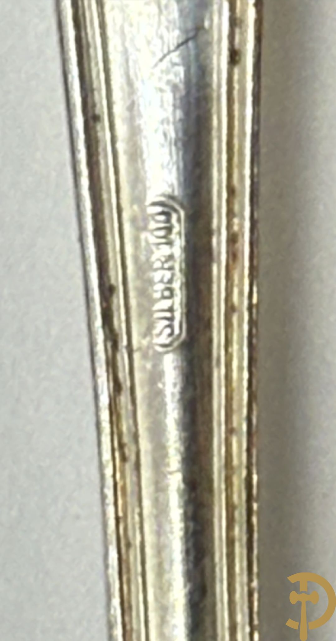 Verzilverd Louis XV bestek in koffer