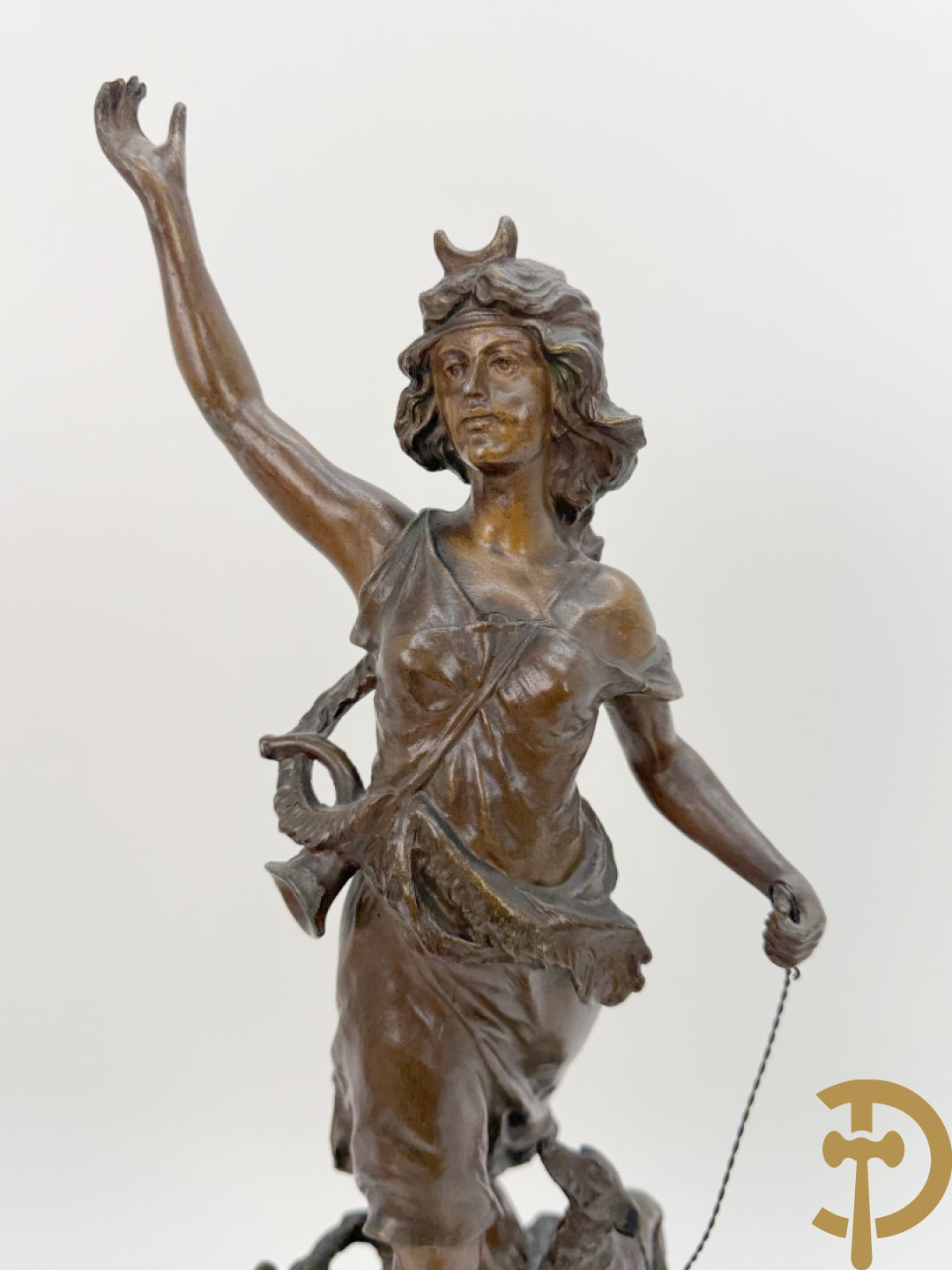 Driedelige zamak garnituur 