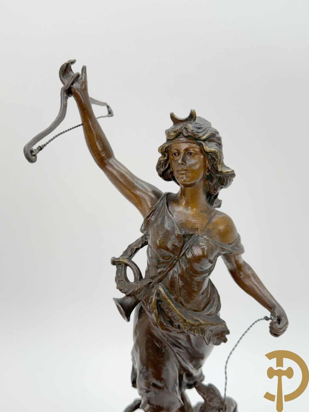 Driedelige zamak garnituur 