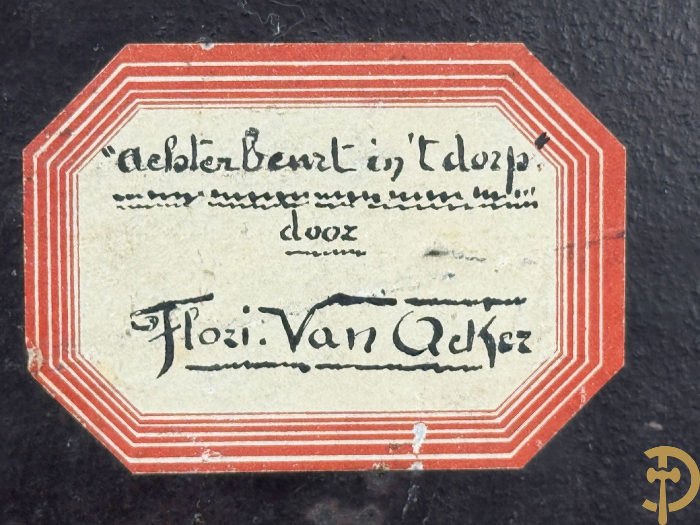 VAN ACKER Flori getekend 1931 