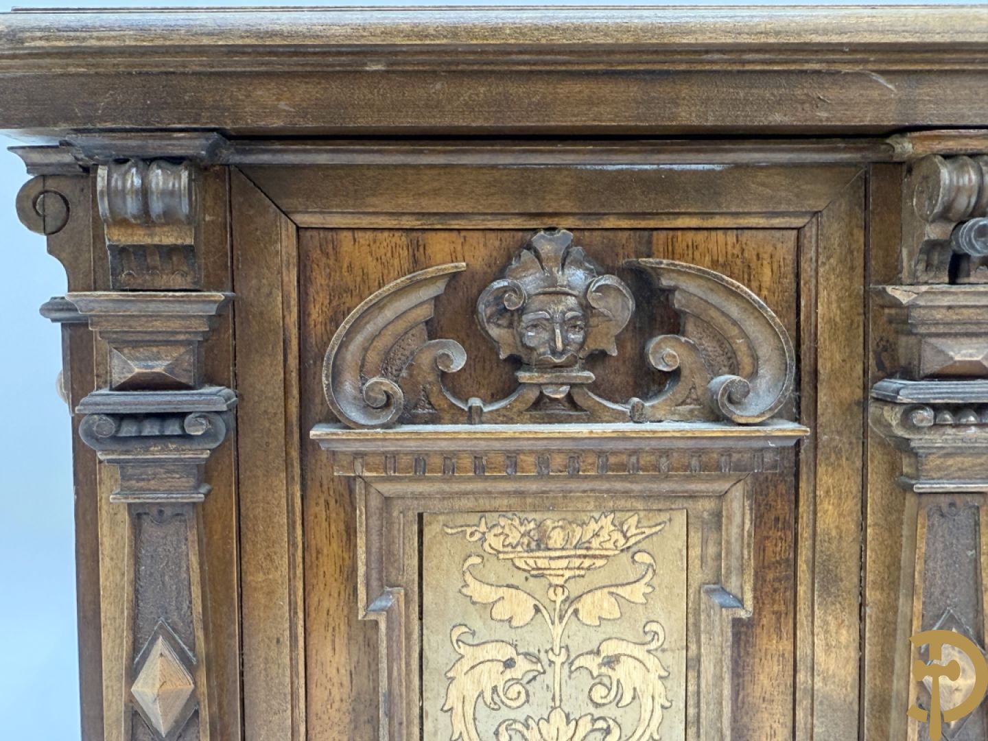 Houten gemarketteerd schatkistje