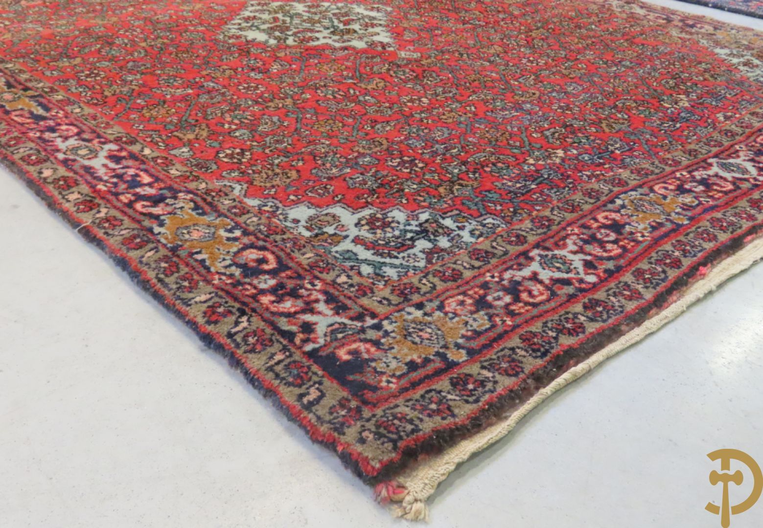 Perzisch handgeknoopt tapijt Senneh + Oosters handgeknoopt Bidjar + Oosters handgeknoopt tapijt Senneh