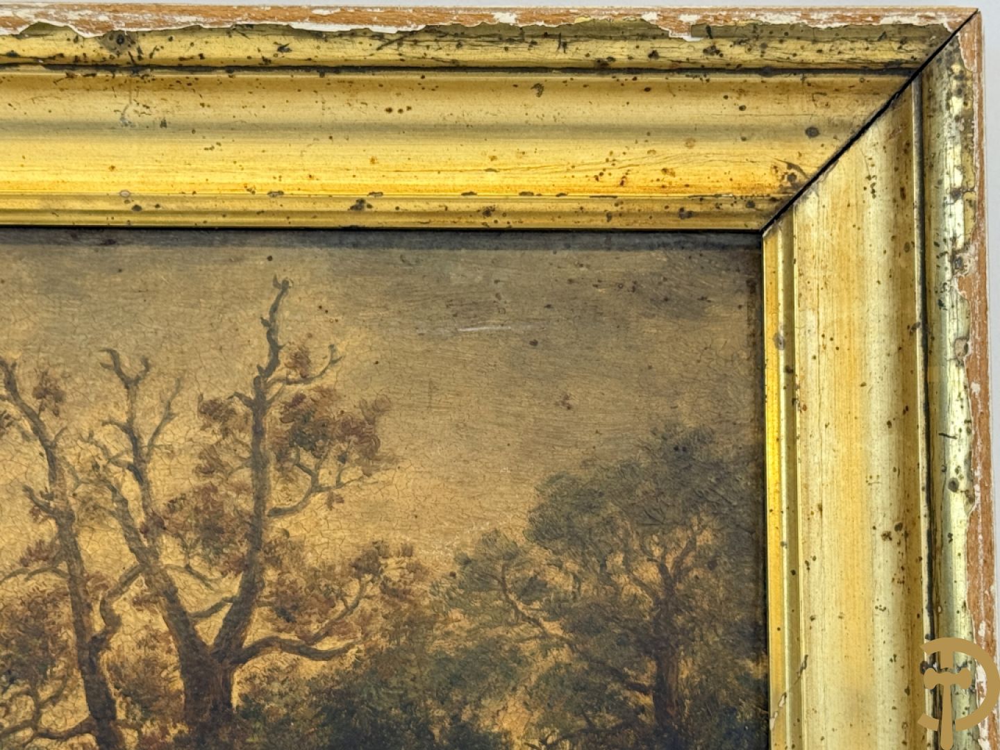 Onleesbaar getekend rechts onder 