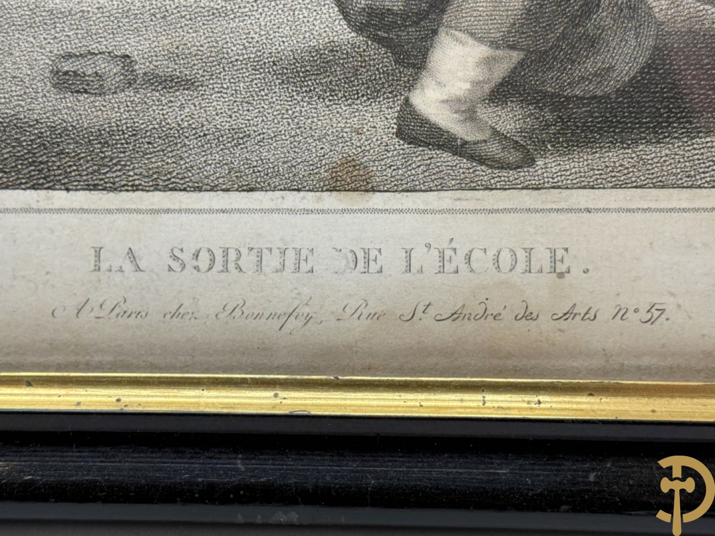 Zes oude gravures met kinderthema