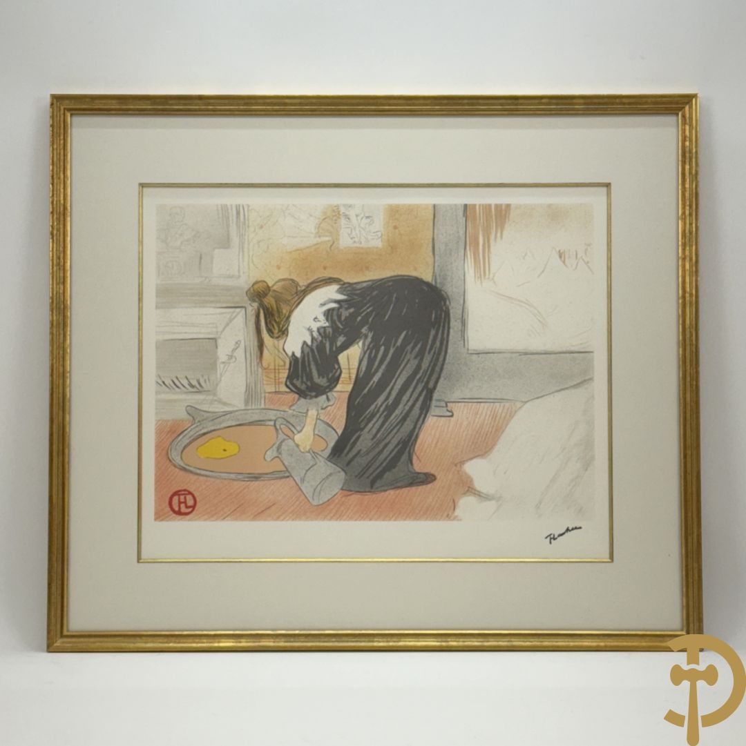 T.L. gemonogrammeerd (Toulouse Lautrec) 