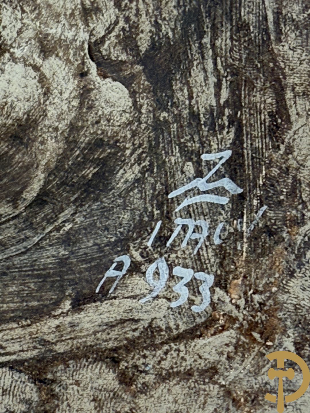 Vier beeldjes met Chinoiseriedecor