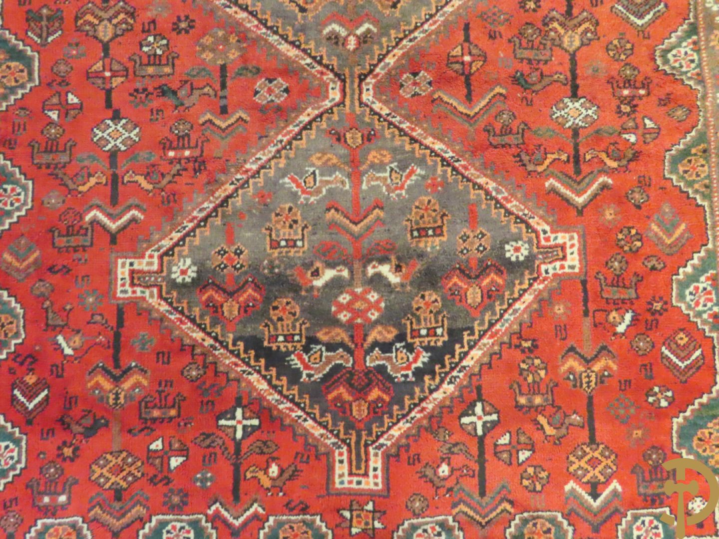 Oosters handgeknoopt tapijt Shiraz