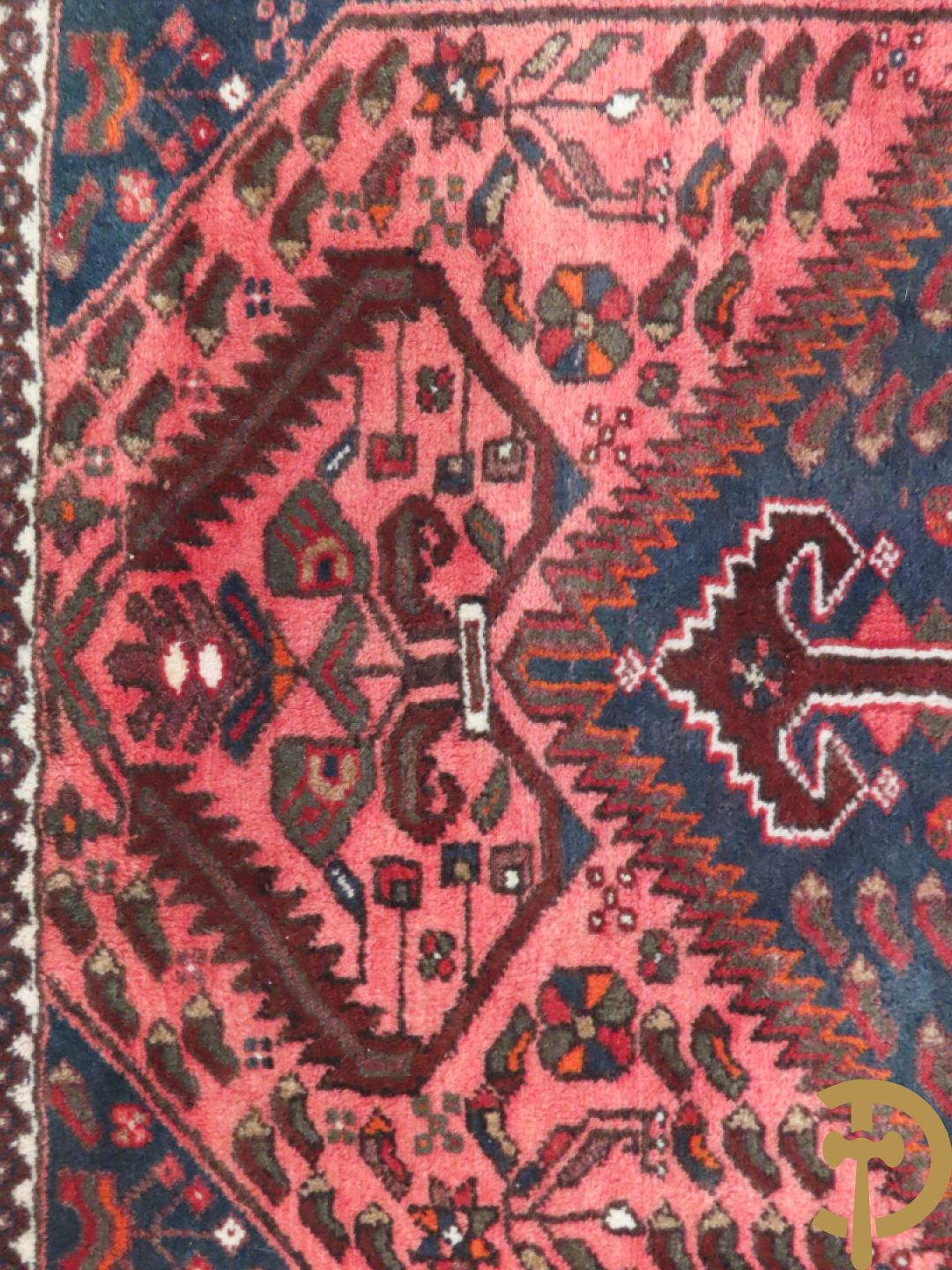 Twee oosterse handgeknoopte tapijten Hamadan