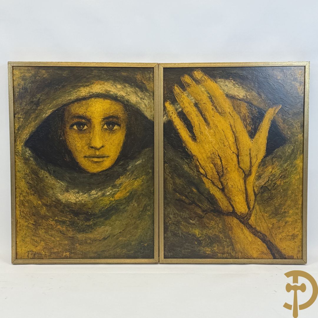 GRABA getekend - Triptiek : Binnenkant 