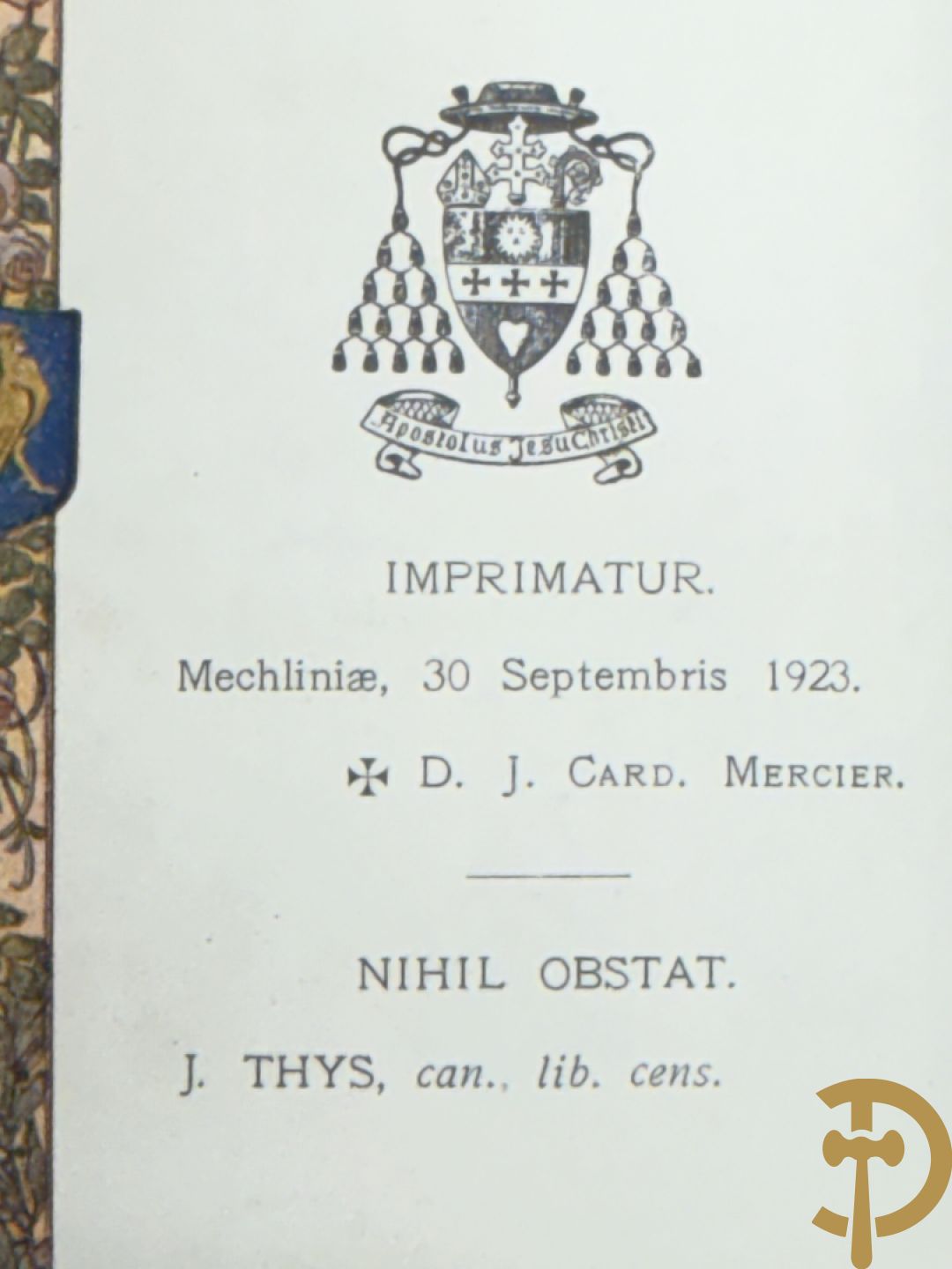 Collectie missal boekje van credo et pugno zeldzame editie 38/100