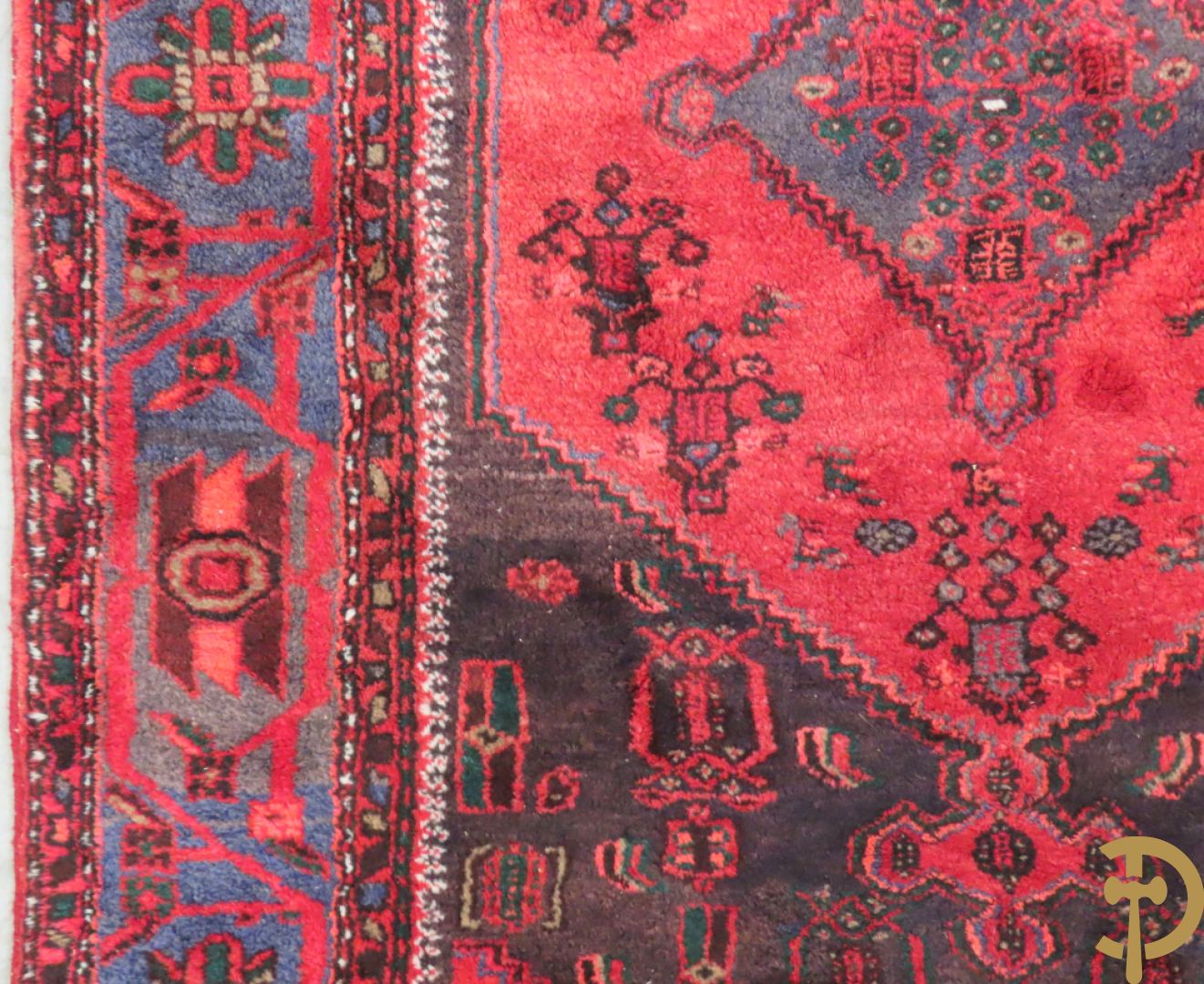 Twee oosterse handgeknoopte tapijten Hamadan