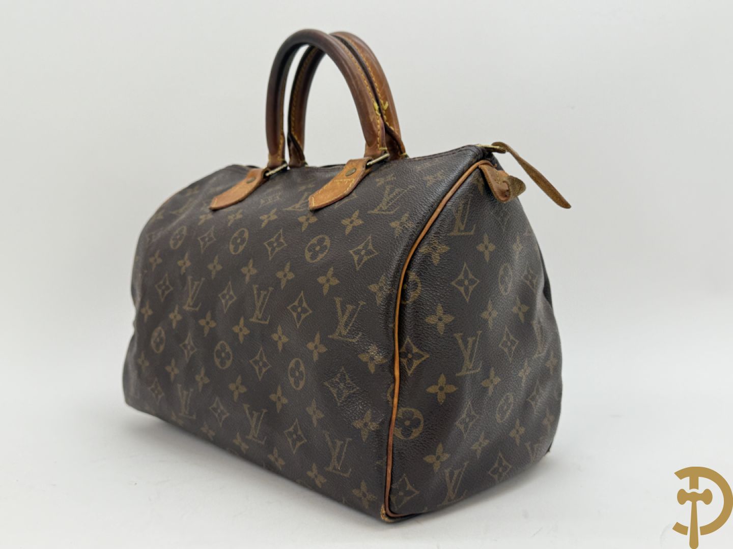 Kleine speedybag Louis Vuitton, binnenin gemerkt TH 0948