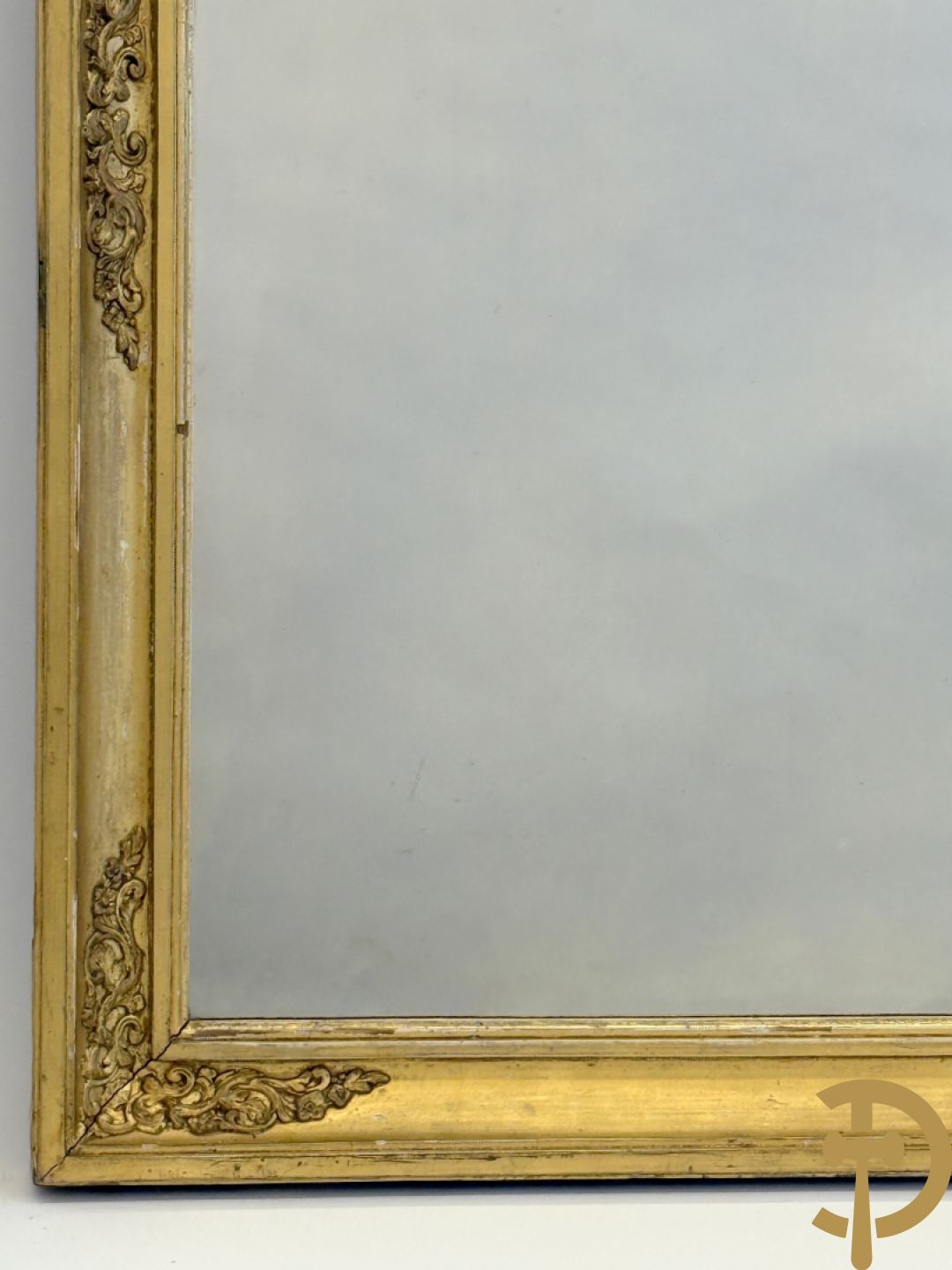 Vergulde Empire lijst met spiegel