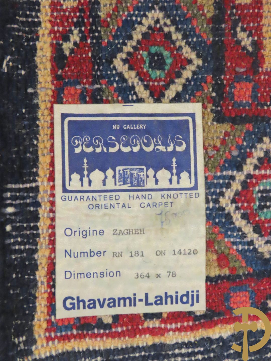 Oosterse handgeknoopte loper