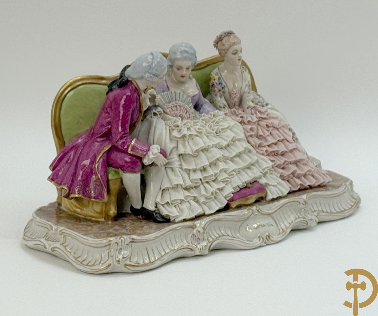 Italiaanse porseleinen groep 