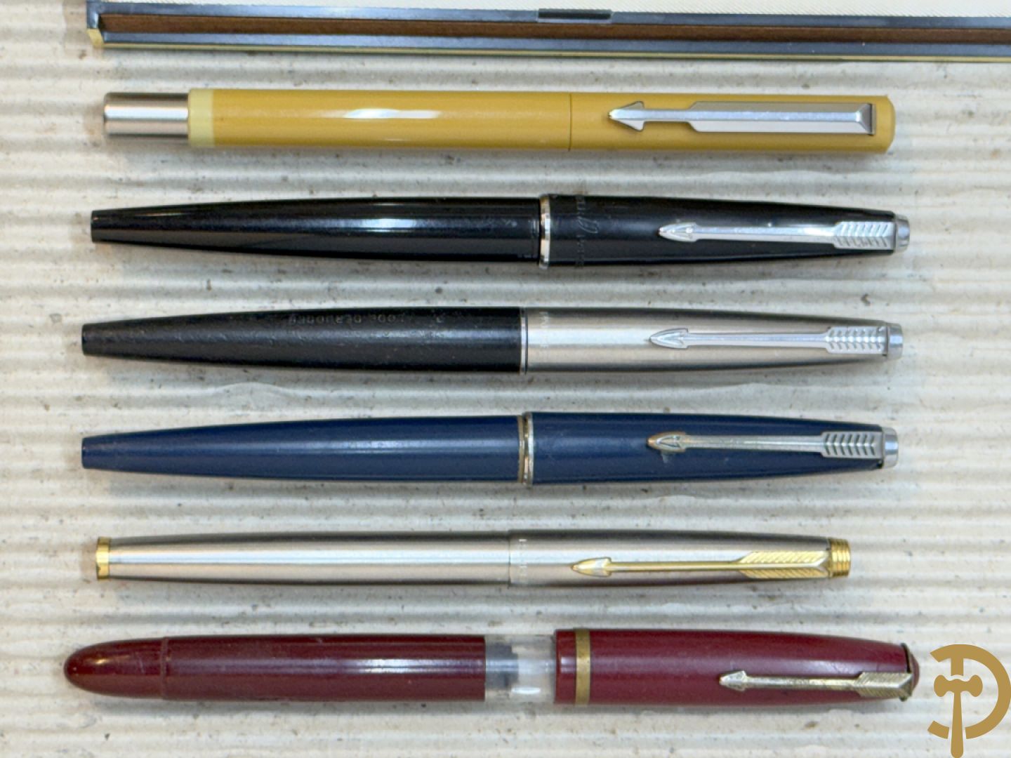 Zeven vulpennen Parker