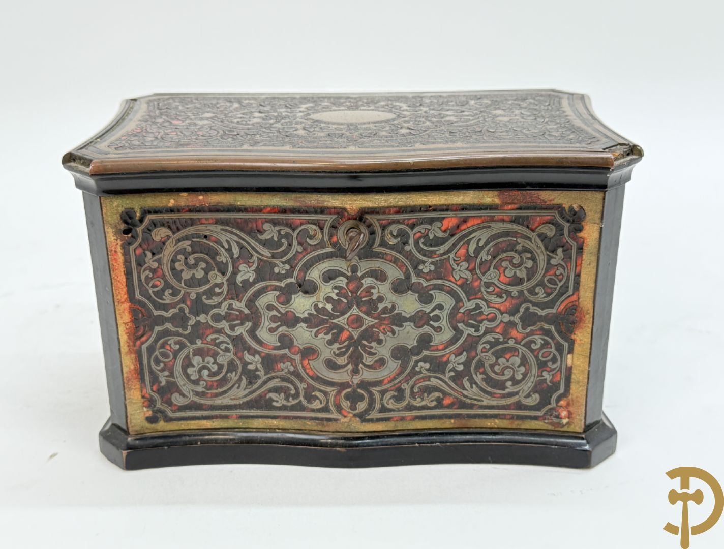 Theebox in Boulletechniek, 19e