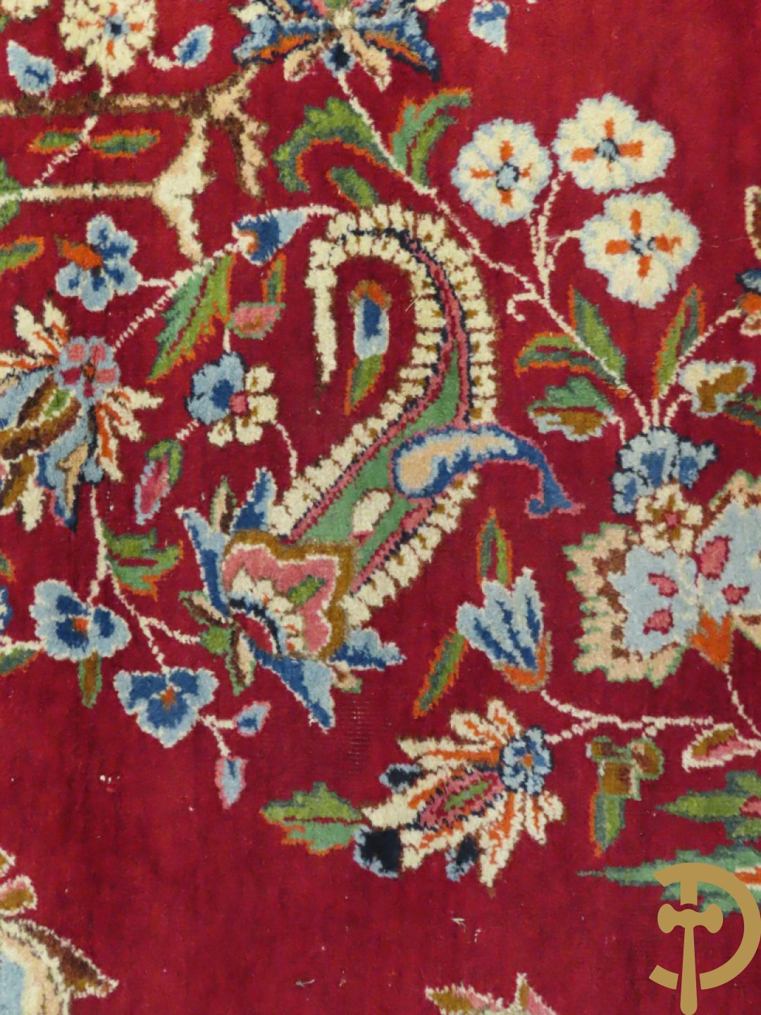 Oosters handgeknoopt tapijt Kirman Royal