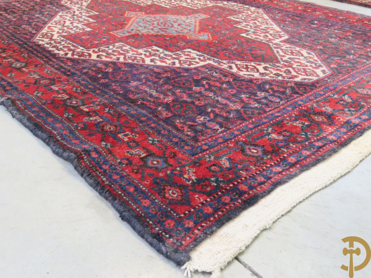 Perzisch handgeknoopt tapijt Senneh + Oosters handgeknoopt Bidjar + Oosters handgeknoopt tapijt Senneh