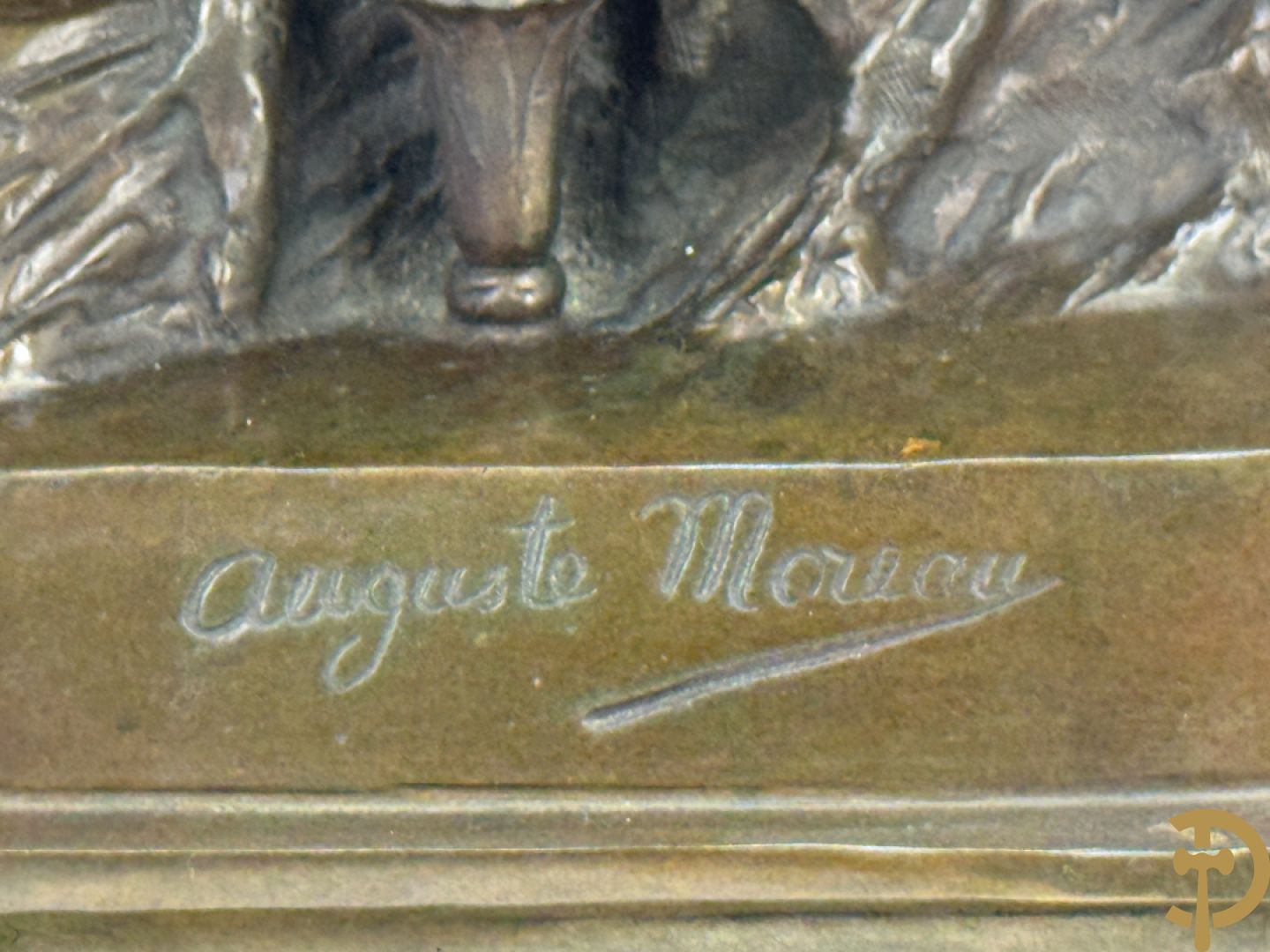MOREAU Auguste getekend 