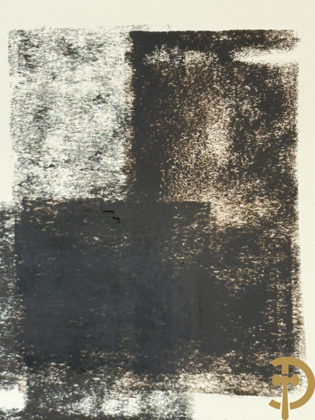 VERMEULEN NOËL getekend 1982 - drieluik acrylverf op papier