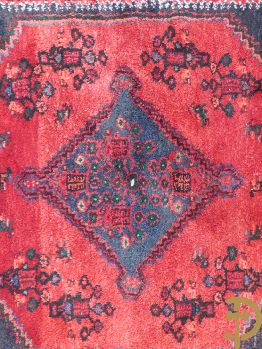 Twee oosterse handgeknoopte tapijten Hamadan