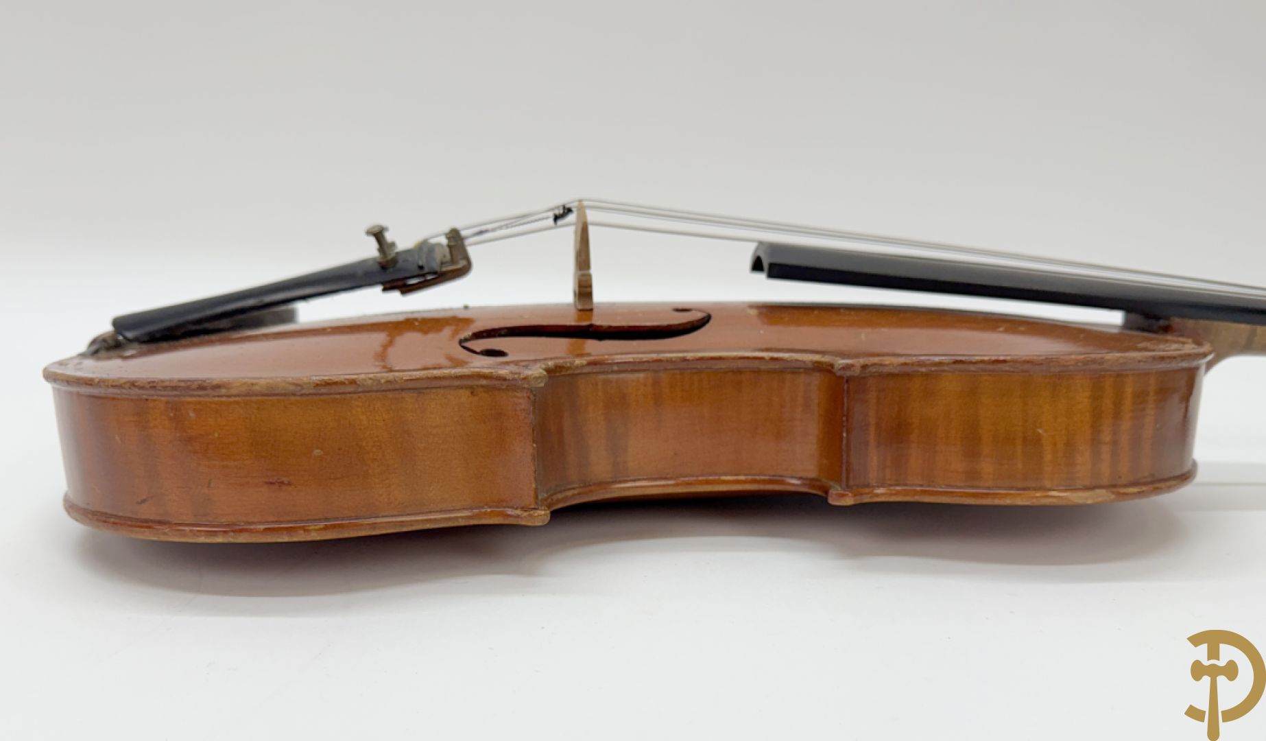 Oude viool, Caspar Da Salo N. Brescia getekend binnenin