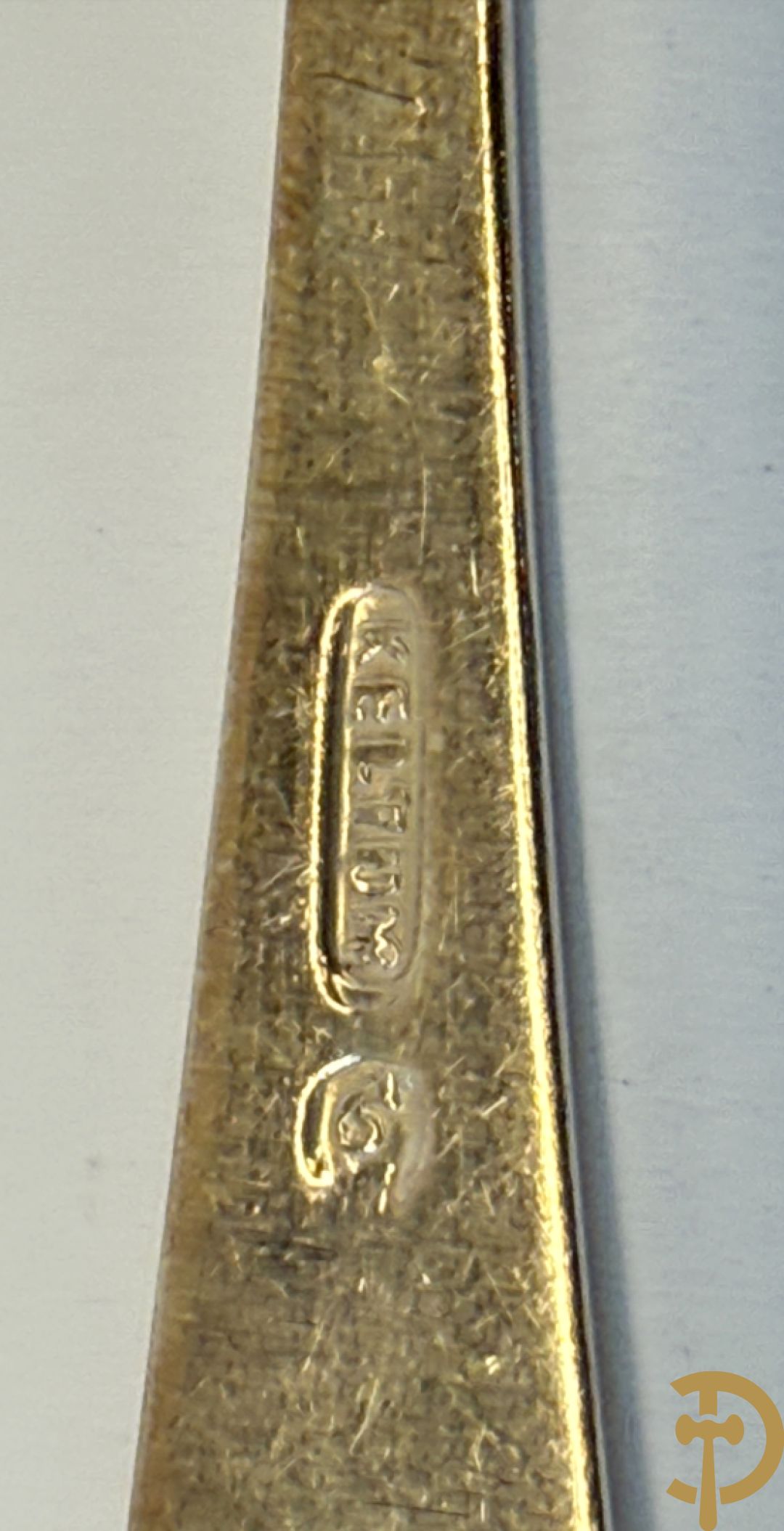 Art deco verzilverd bestek in koffer