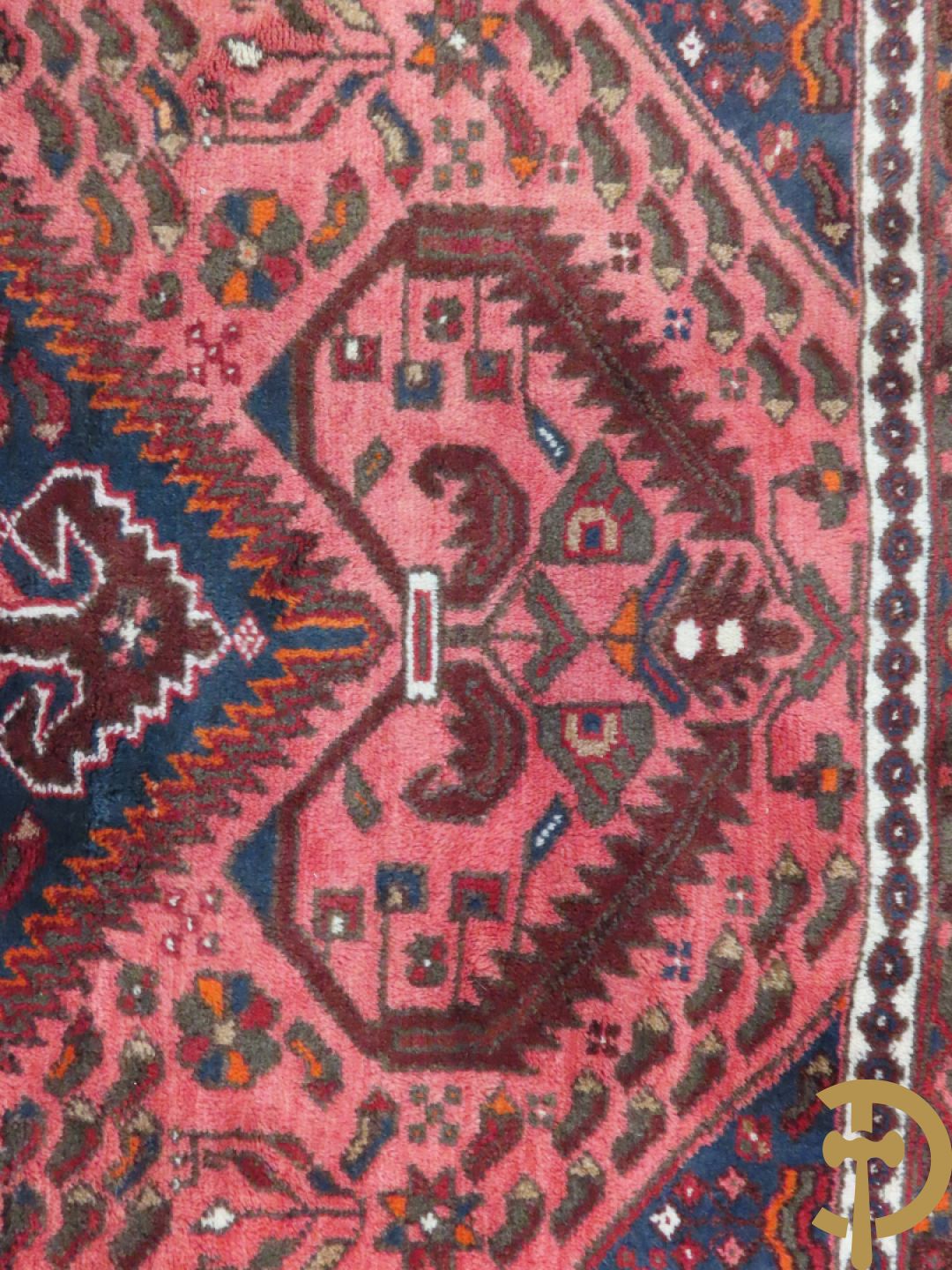 Twee oosterse handgeknoopte tapijten Hamadan