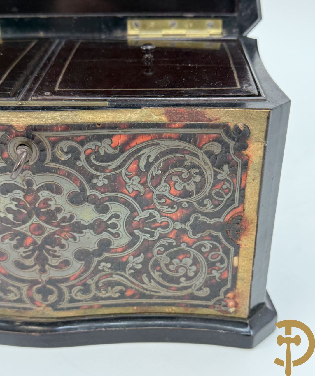 Theebox in Boulletechniek, 19e