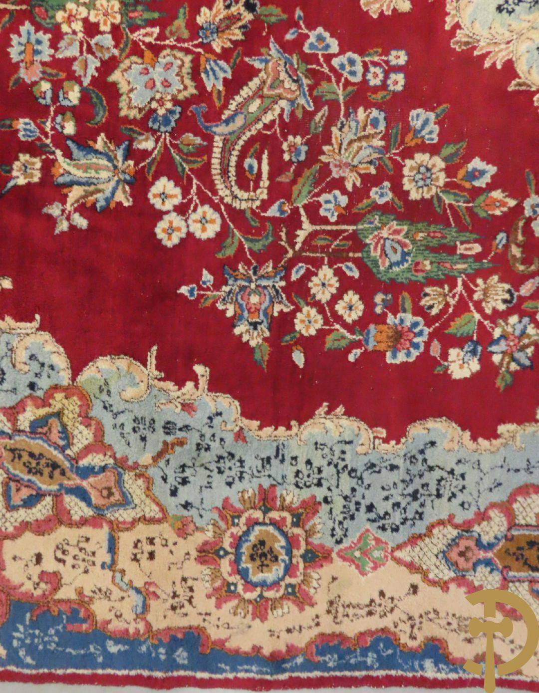 Oosters handgeknoopt tapijt Kirman Royal