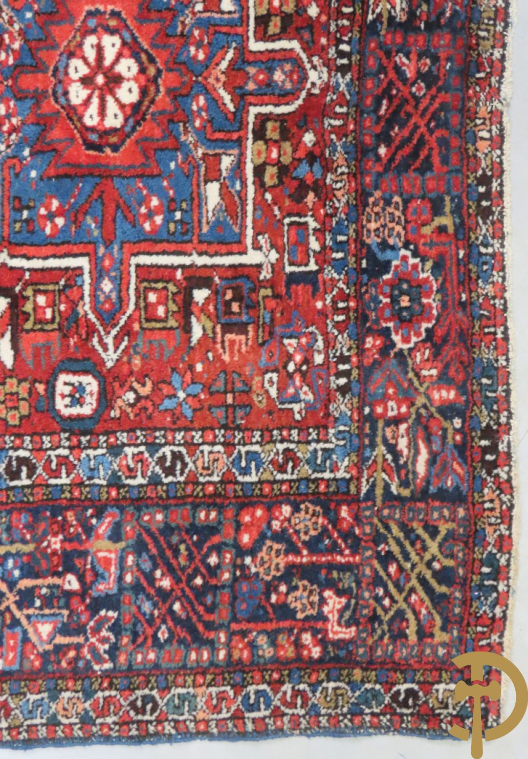 Twee oosterse handgeknoopte tapijten Heriz