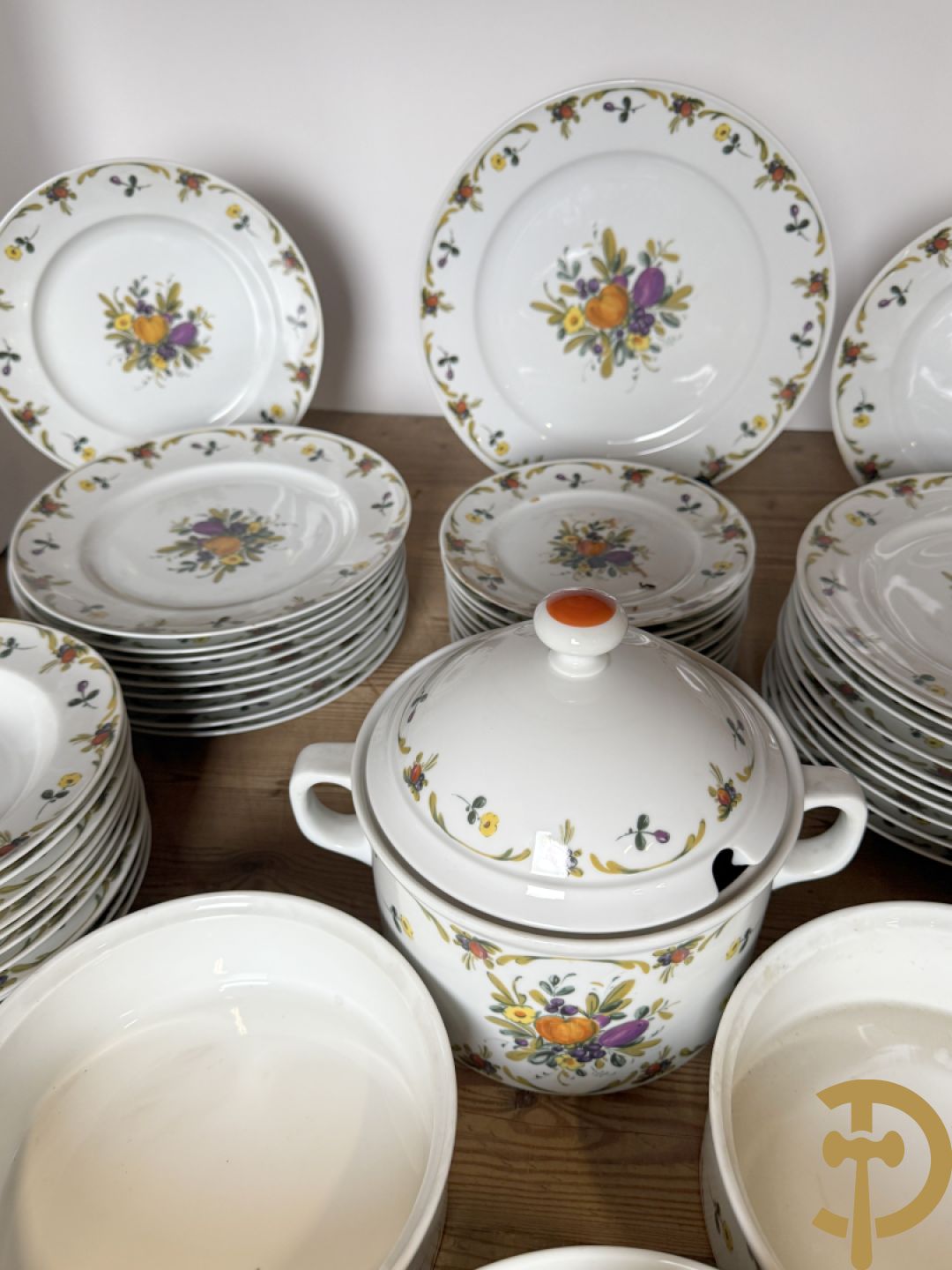 Porseleinen eetservies, Royal Tettau Bavaria Germany